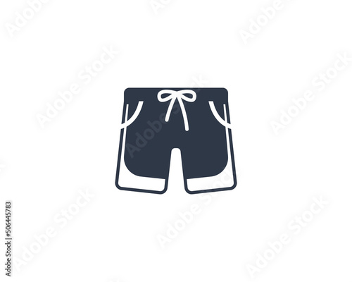 Shorts vector flat emoticon. Isolated Shorts illustration. Shorts icon