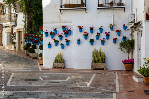 details of the buildings of the historic center of the city of Marbella in the province of Malaga