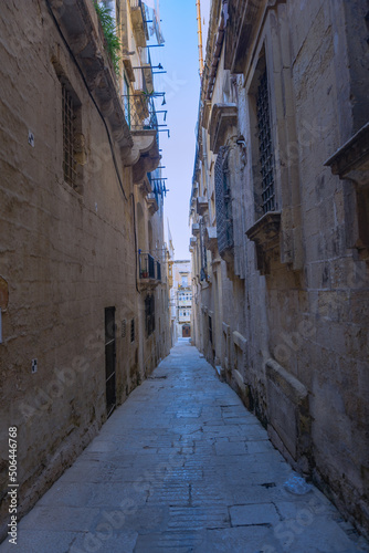 narrow street in the old town © VasileSimion