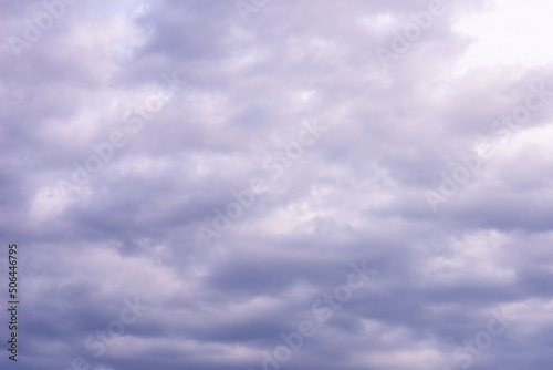Sky and clouds as a background.