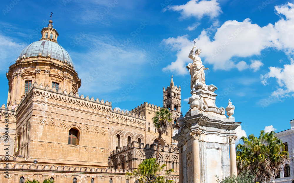 The Cathedral of Maria Santissima Assunta in Palermo, Italy