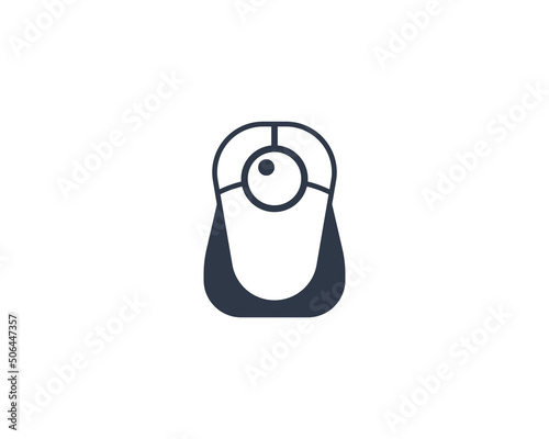 Trackball Vector Isolated Emoticon. Trackball Icon