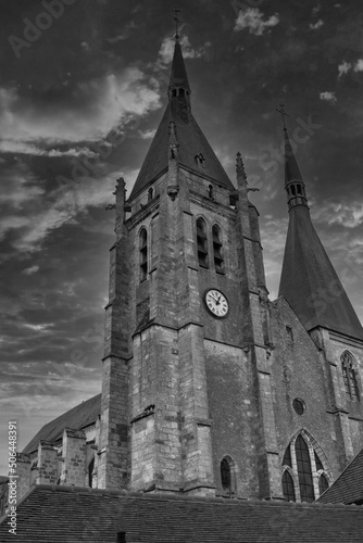 Eglise en noir et blanc