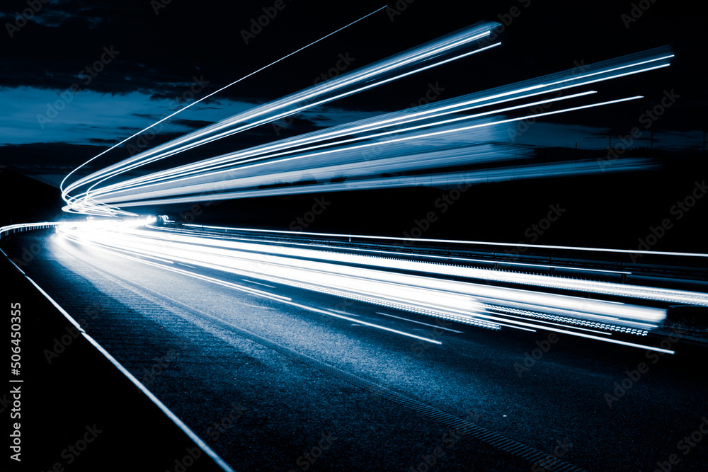 lights of cars with night. long exposure lights of cars with night. long exposure