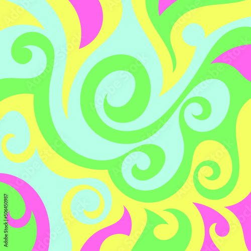 Abstract background presented in traditional batik pattern