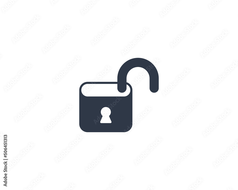 Unlocked Vector Isolated Emoticon. Open Padlock Emoji Icon Unlocked Vector Isolated Emoticon. Open Padlock Emoji Icon