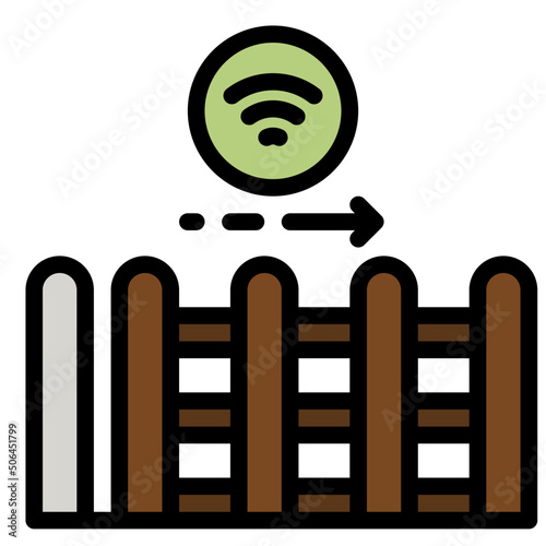 fence line icon
