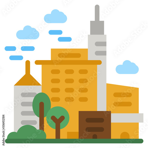 urban flat icon