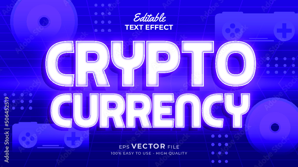 Editable text style effect - metaverse text in futuristic modern style theme