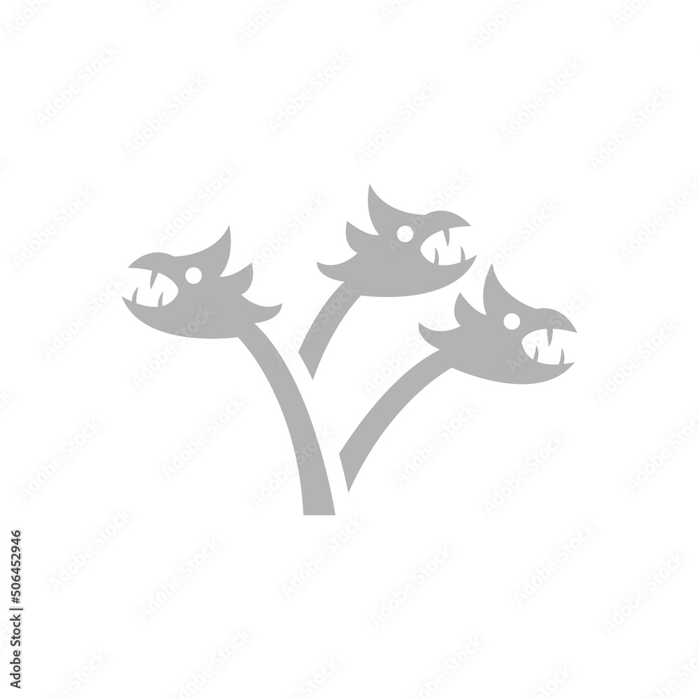 Hydra icon on a white background, vector illustration