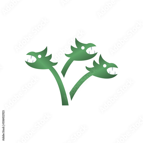 Hydra icon on a white background, vector illustration