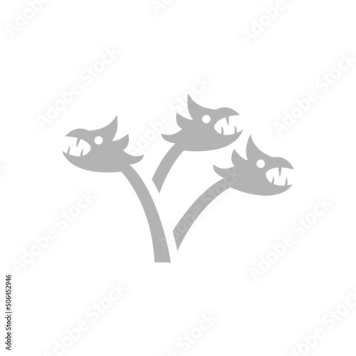 Hydra icon on a white background, vector illustration