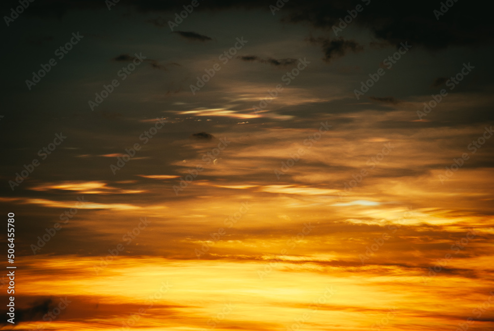 Obraz premium beautiful sunset sky