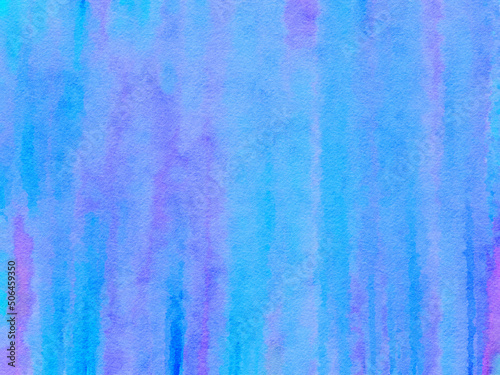 blue and purple watercolor paper background, abstract wet impressionist paint pattern, graphic design