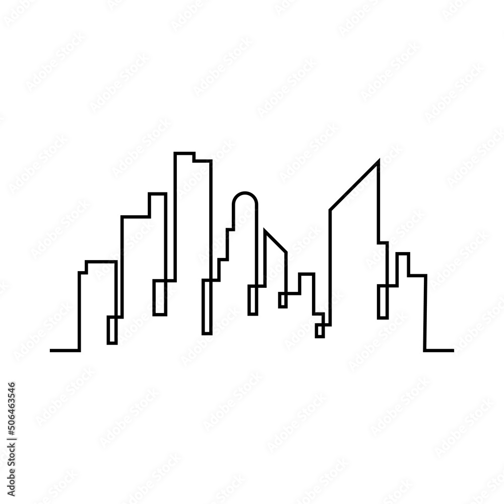 modern city skyline design vector modern city skyline design vector