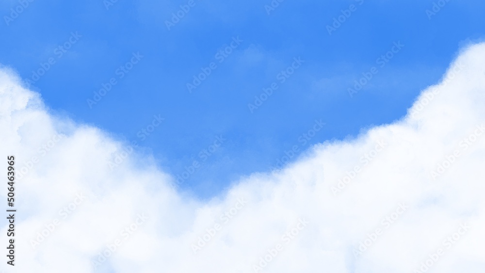 Obraz premium blue sky with clouds