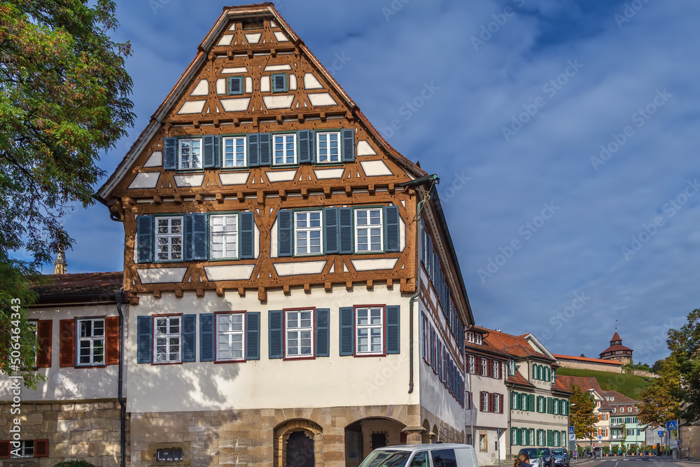 Fototapeta premium Street in Esslingen am Neckar, Germany