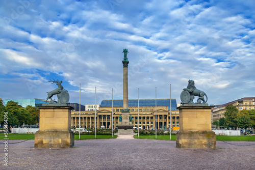 Jubilee column, Stuttgart, Germany photo