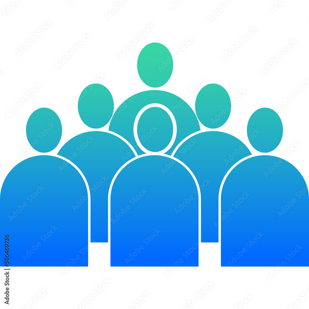 Fototapeta premium group icon