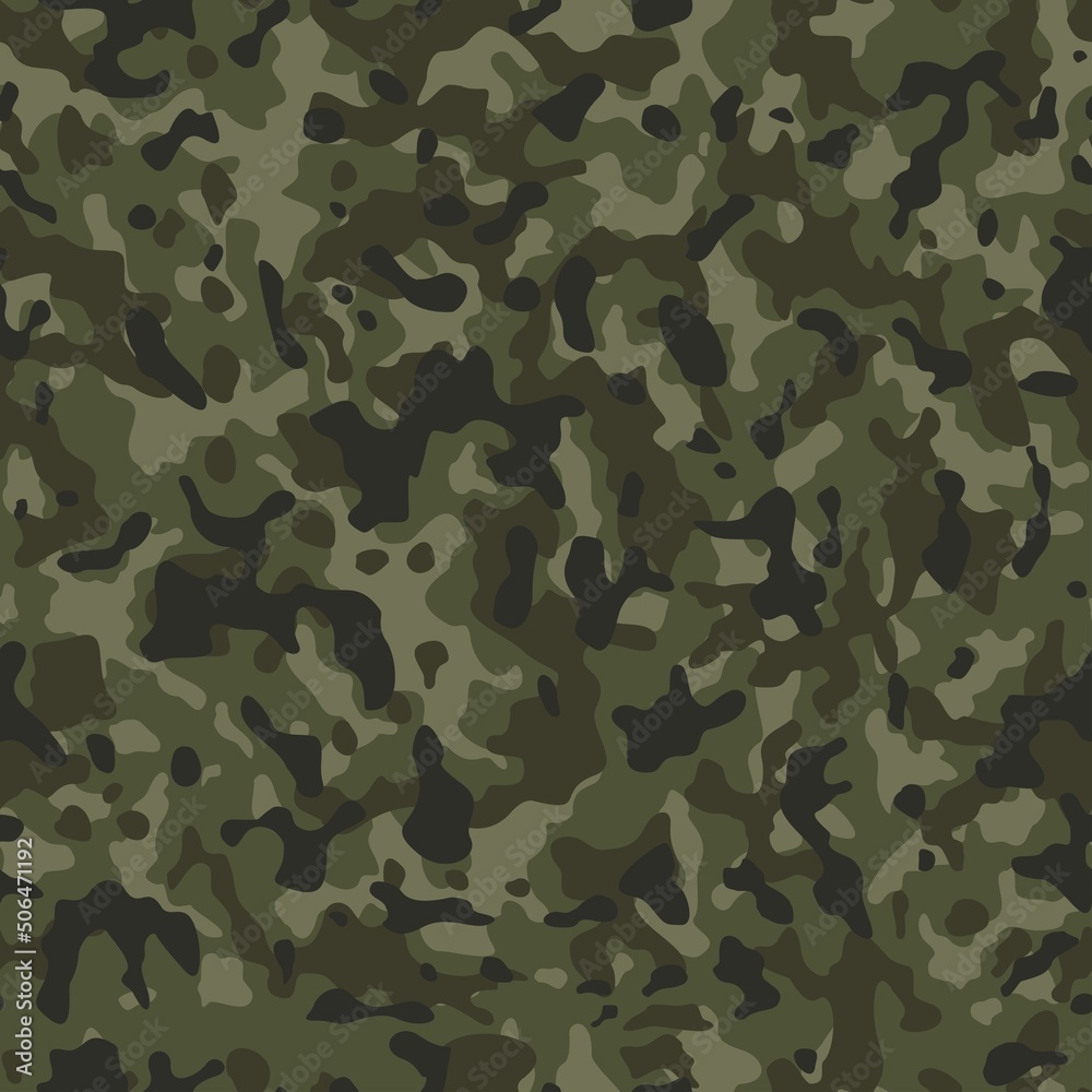 Forest pattern camouflage, military shape texture, fashion seamless design. Disguise
Forest pattern camouflage, military shape texture, fashion seamless design. Disguise