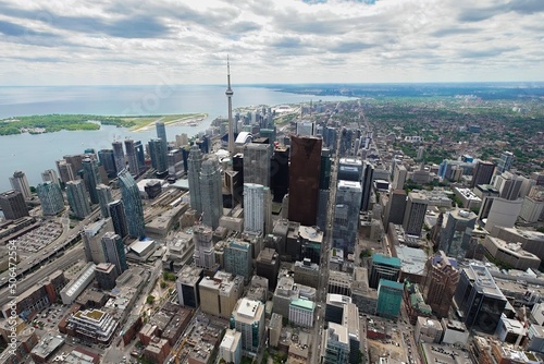 Toronto s financial district from the East photo