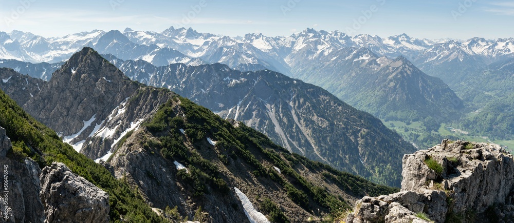 Panorama of Mountain Landscape in Germany