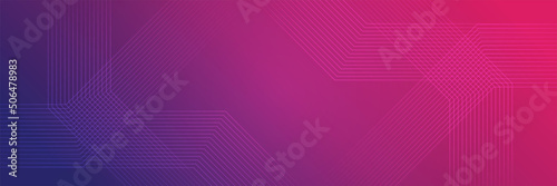 Abstract pink purple banner geometric shapes light silver technology background vector. Modern diagonal presentation background.