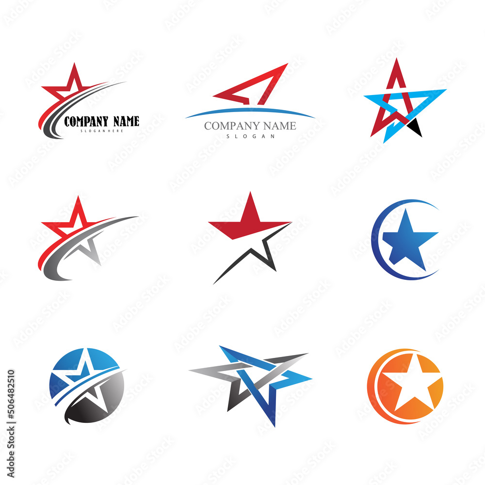 Star icon Template vector illustration design Star icon Template vector illustration design