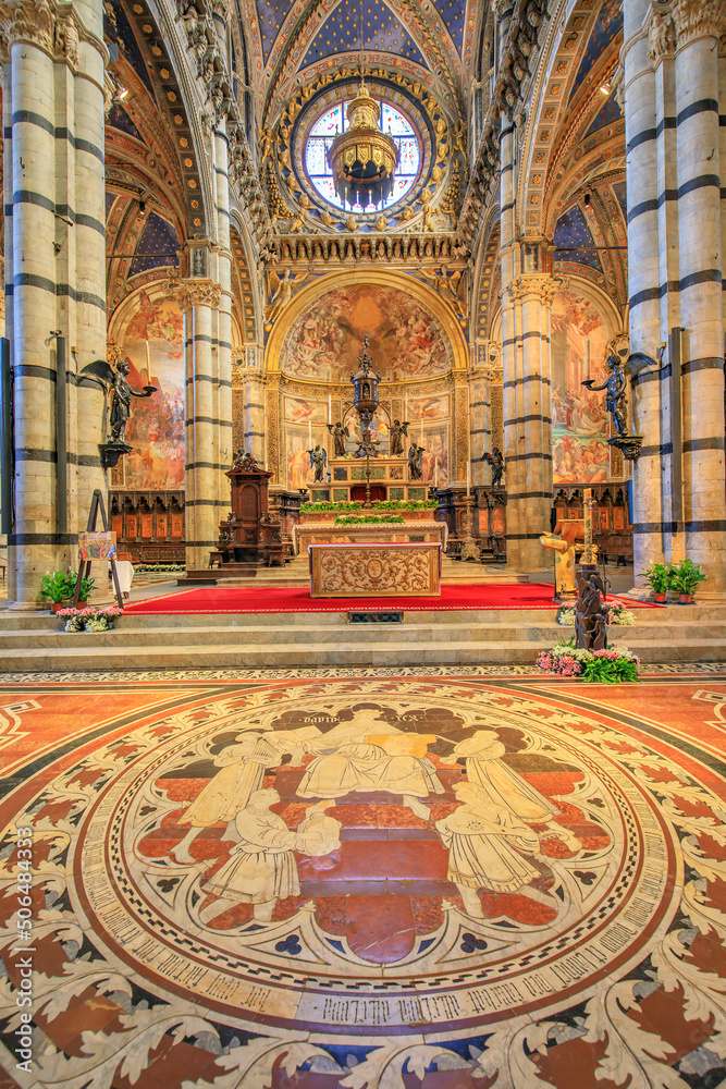 Obraz premium Cathédrale de Sienne, Toscane, Italie