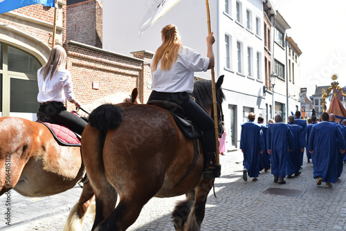 Procession de Hanswijk à Malines. Belgique photo