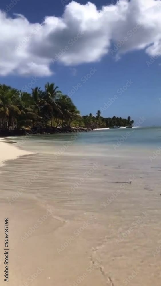 sea waves on a tropical island sea waves on a tropical island