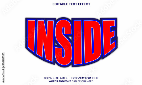 Inside text effect