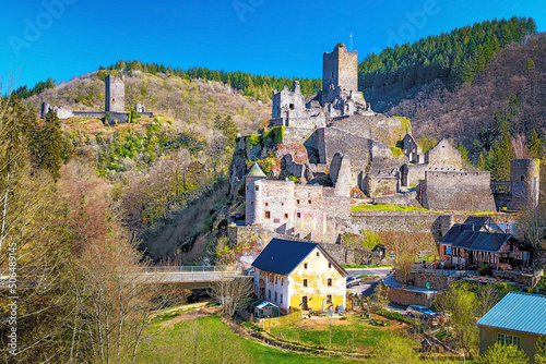 Manderscheider Burgen in der Südeifel, Rheinland-Pfalz, Deutschland