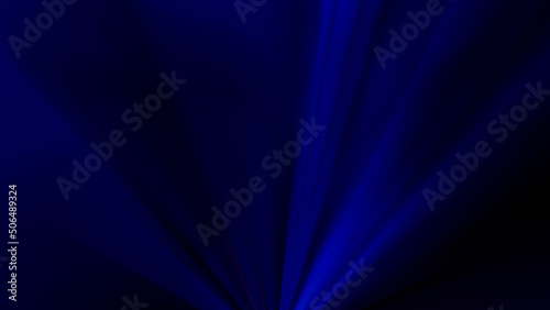 blue rays of light on black background abstract illustration