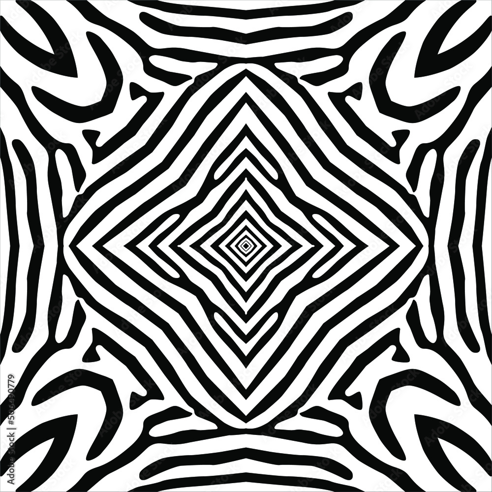 Black-White Stripes Lines Motifs Pattern Inspired by Zebra. Decoration for Interior, Exterior, Carpet, Textile, Garment, Cloth, Silk, Tile, Plastic, Paper, Wrapping, Wallpaper, Pillow, Background, Ect Black-White Stripes Lines Motifs Pattern Inspired by Zebra. Decoration for Interior, Exterior, Carpet, Textile, Garment, Cloth, Silk, Tile, Plastic, Paper, Wrapping, Wallpaper, Pillow, Background, Ect