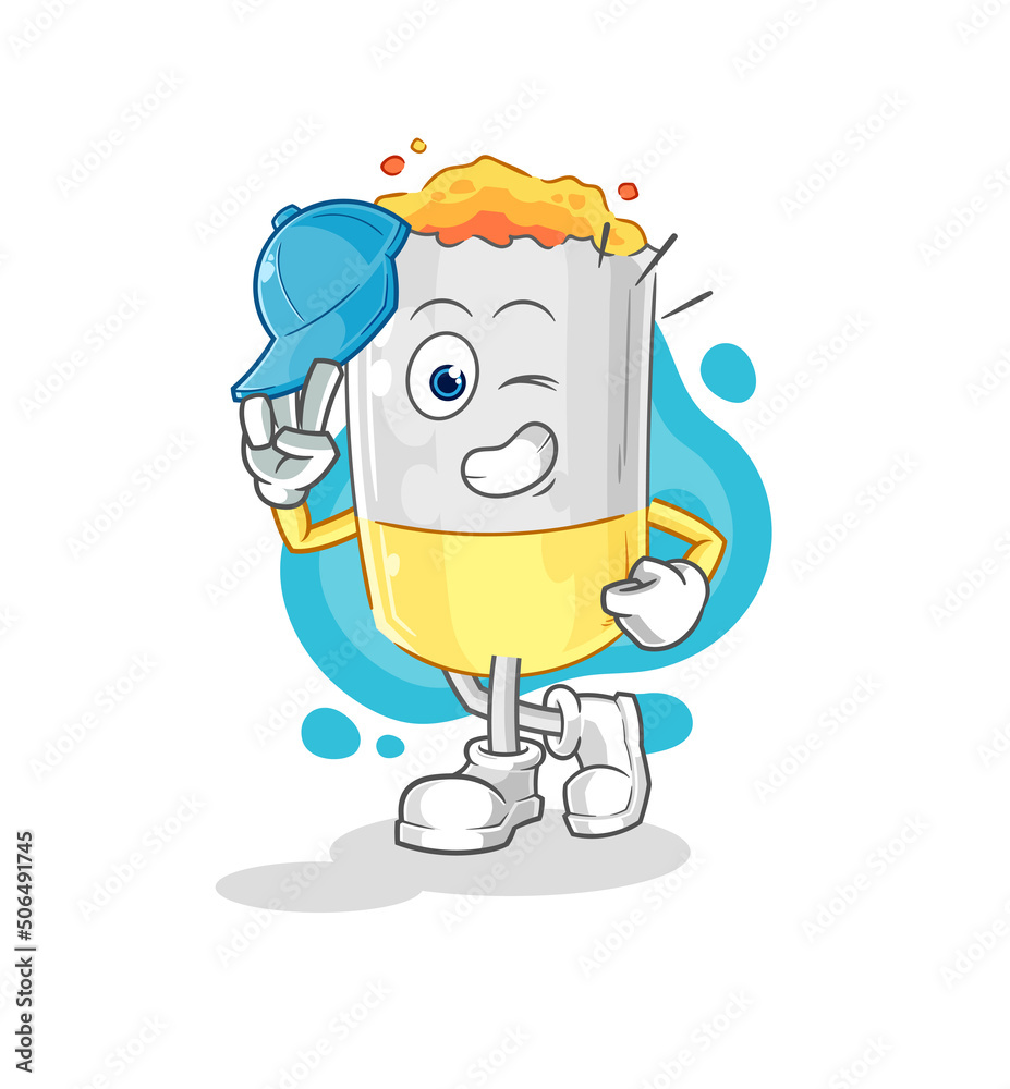 cigarette young boy character cartoon cigarette young boy character cartoon