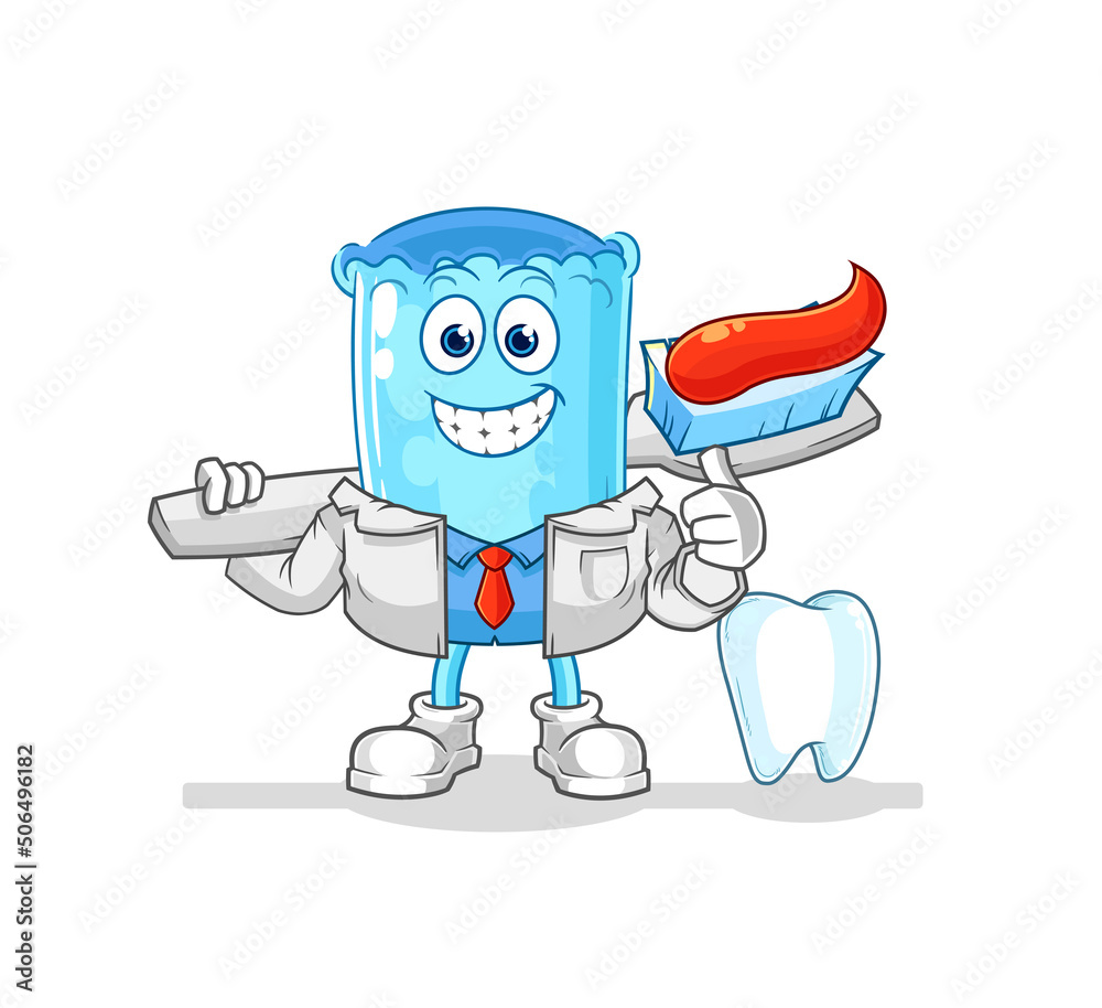 bolster pillow dentist illustration. character vector bolster pillow dentist illustration. character vector