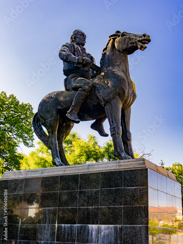 Monument to Hajduk Veljko Petrovic in Negotin, Serbia photo