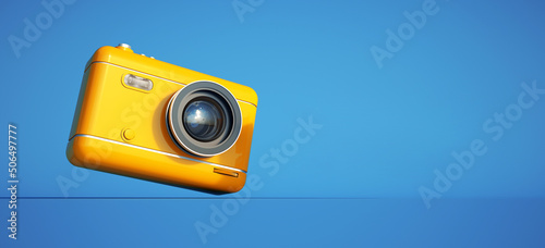 Photography camera blue and...
