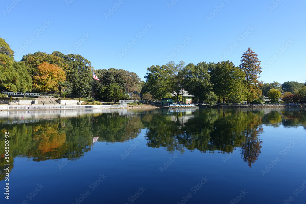 Lake in Pullen Park - Raleigh, North Carolina Lake in Pullen Park - Raleigh, North Carolina