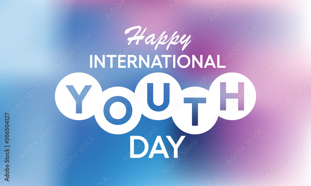 International Youth day is observed every year on August 12. The purpose of the day is to draw attention to a given set of cultural and legal issues surrounding youth. Vector illustration International Youth day is observed every year on August 12. The purpose of the day is to draw attention to a given set of cultural and legal issues surrounding youth. Vector illustration