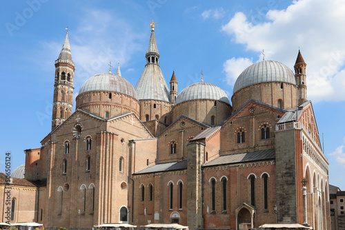 Fototapet domes of the famous Basilica of Santo Antonio in the city of Padua destination o