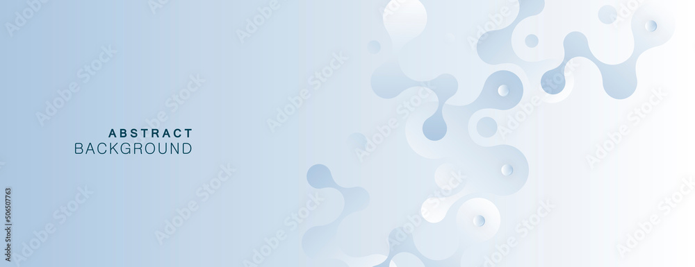 Network molecules geometry pattern. Vector beautiful technology on color banner background - obrazy, fototapety, plakaty 