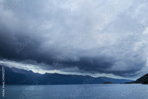 Storm in mountains