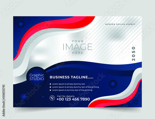 presentation template for business brochure design, flyer design. annual report, landing page, flyer and leaflet, company profile cover in a4.