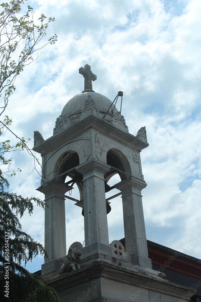 
Aya Yorgi church bell and sky from various angles, Büyükada Istanbul Turkey
