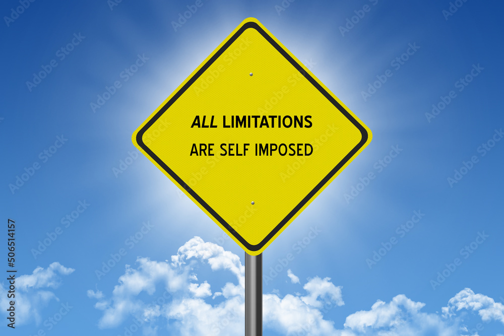 sign on blue sky background with sun and clouds and inspirational text sign on blue sky background with sun and clouds and inspirational text