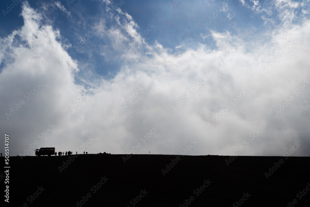 Etna volcano on the Italian island of Sicily Etna volcano on the Italian island of Sicily