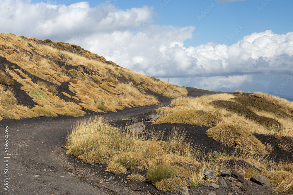 Etna volcano on the Italian island of Sicily Etna volcano on the Italian island of Sicily