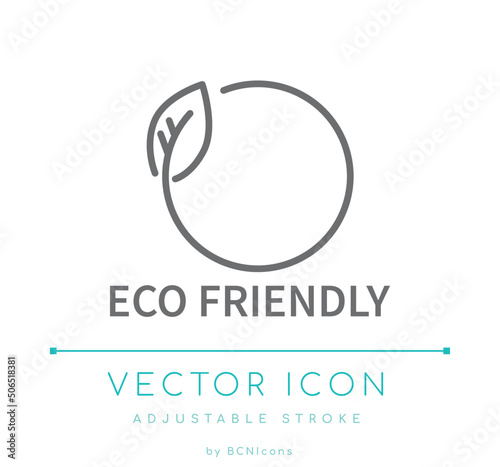 Eco Friendly Line Icon